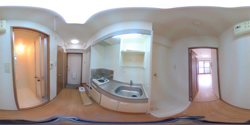 パノラマ画像キッチン