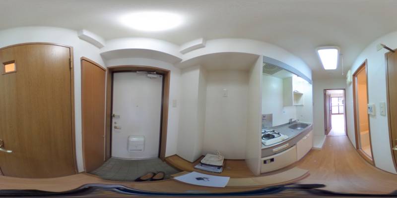 パノラマ画像玄関