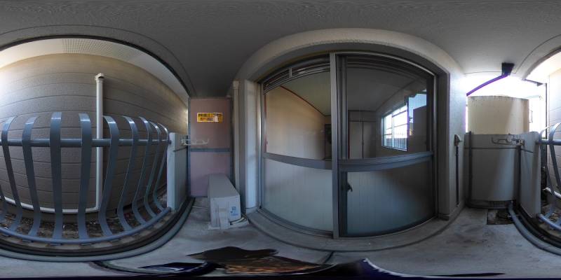 パノラマ画像バルコニー