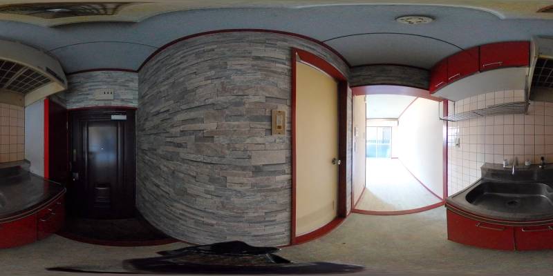 パノラマ画像キッチン