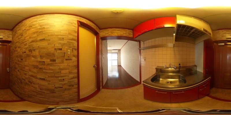 パノラマ画像キッチン