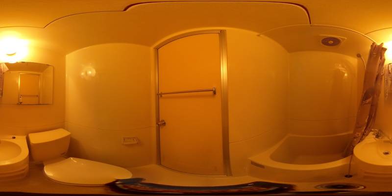 パノラマ画像バスルーム