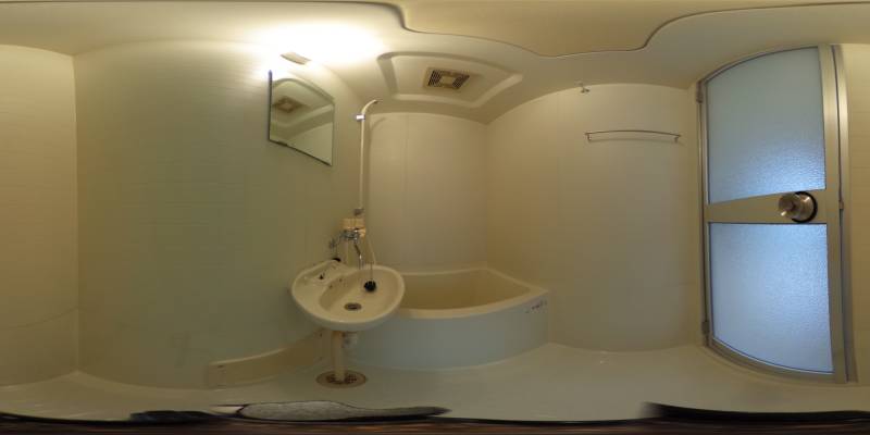 パノラマ画像バスルーム