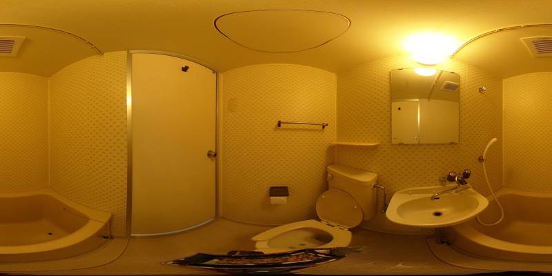 パノラマ画像バスルーム