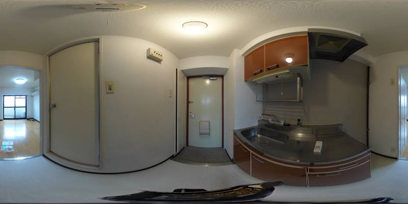 パノラマ画像キッチン