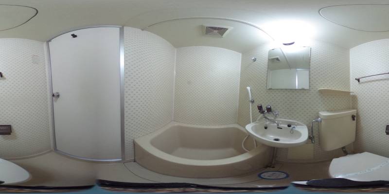 パノラマ画像バスルーム