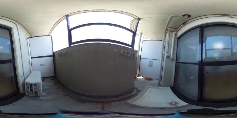 パノラマ画像バルコニー