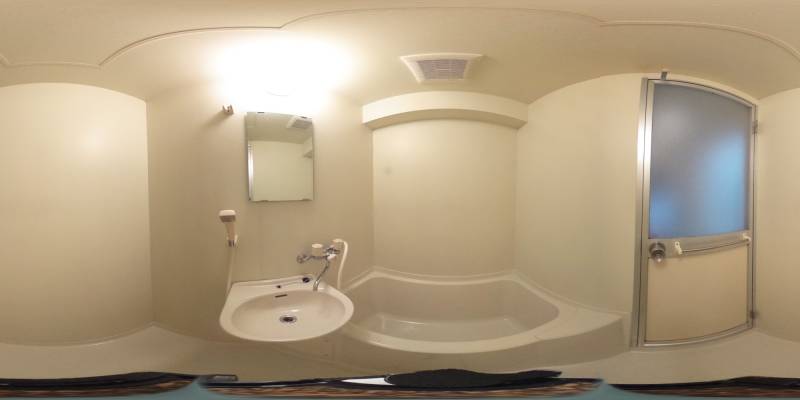 パノラマ画像バスルーム