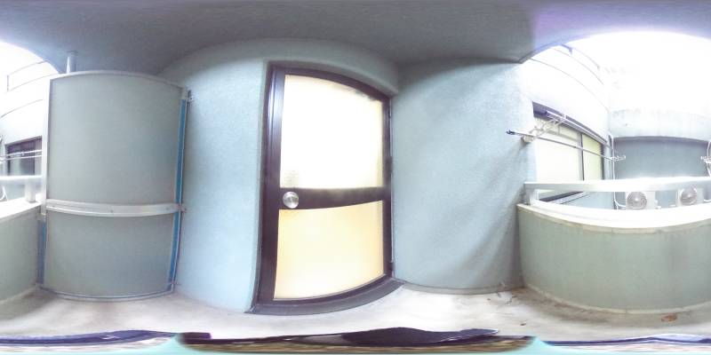 パノラマ画像バルコニー