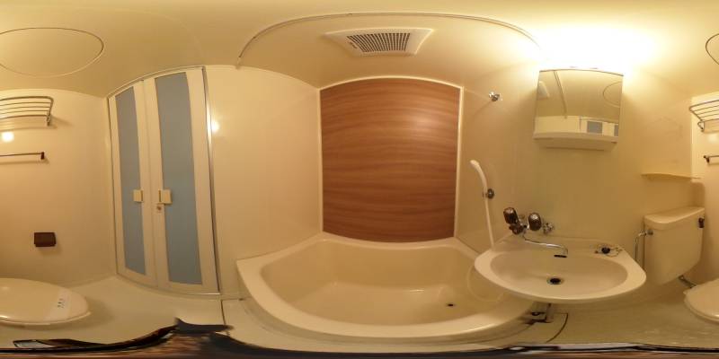 パノラマ画像バスルーム