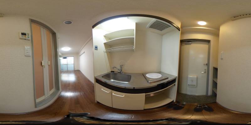 パノラマ画像キッチン