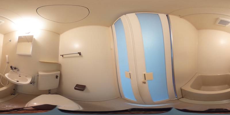 パノラマ画像バスルーム