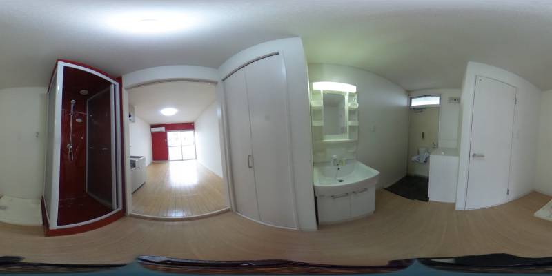 パノラマ画像洗面所