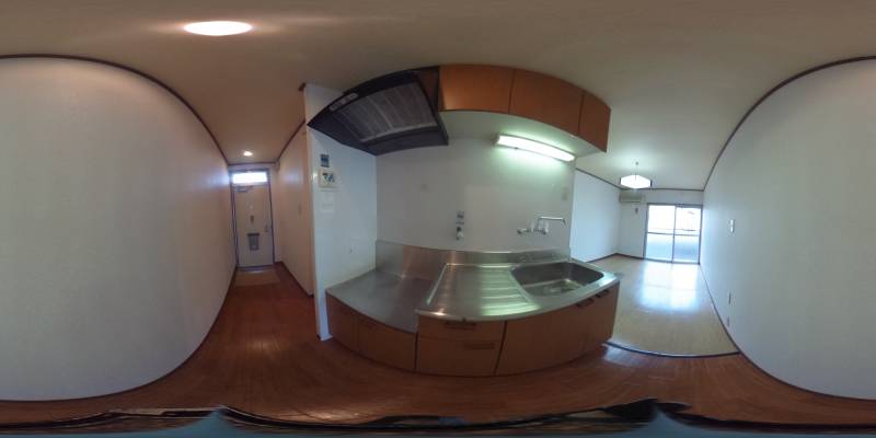 パノラマ画像キッチン