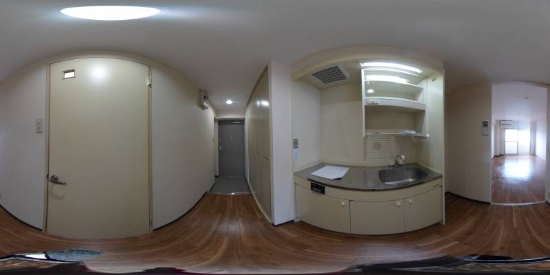 パノラマ画像キッチン