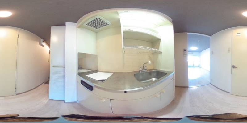 パノラマ画像キッチン