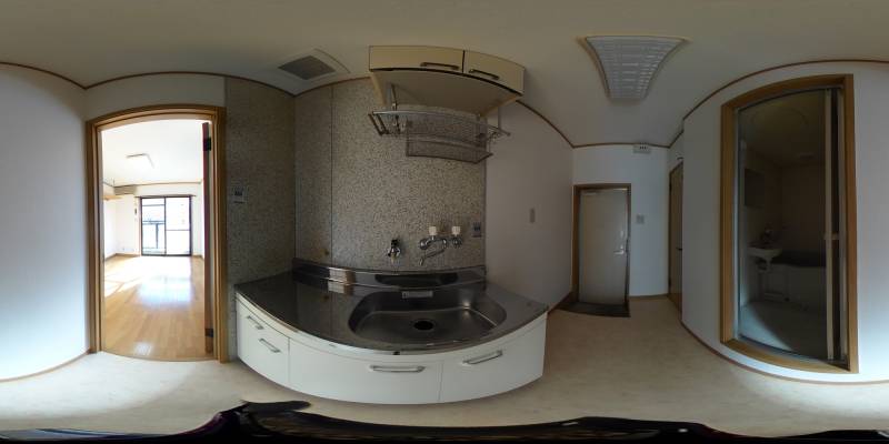 パノラマ画像キッチン