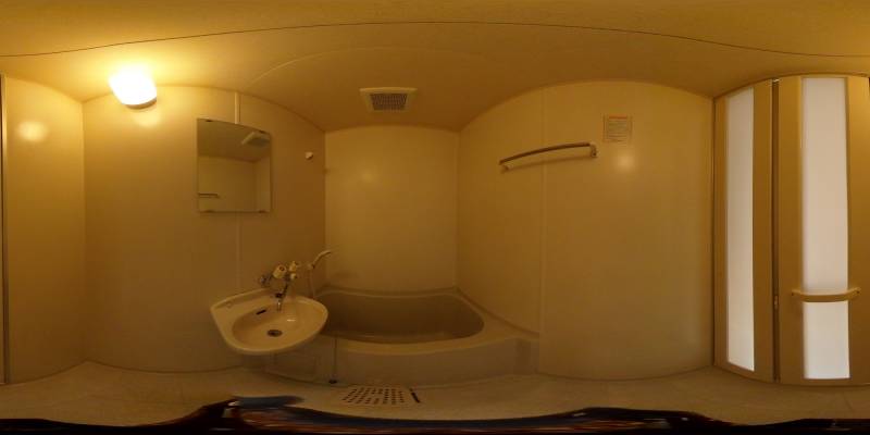 パノラマ画像バスルーム