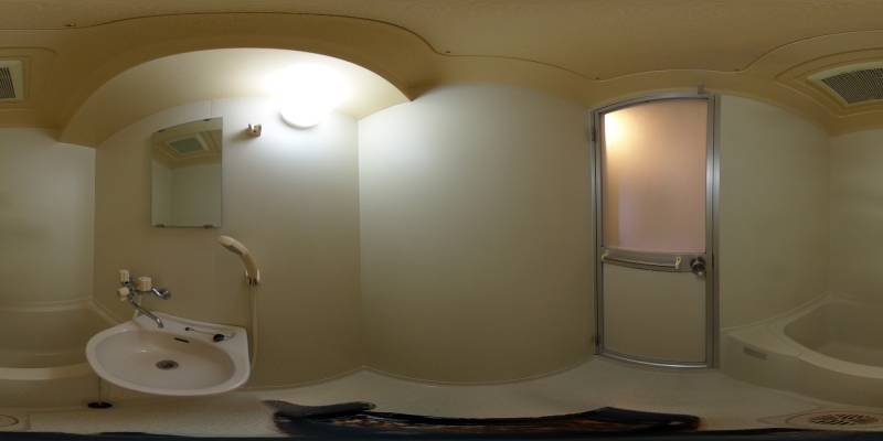 パノラマ画像バスルーム