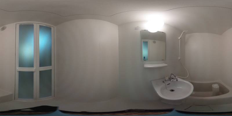 パノラマ画像バスルーム