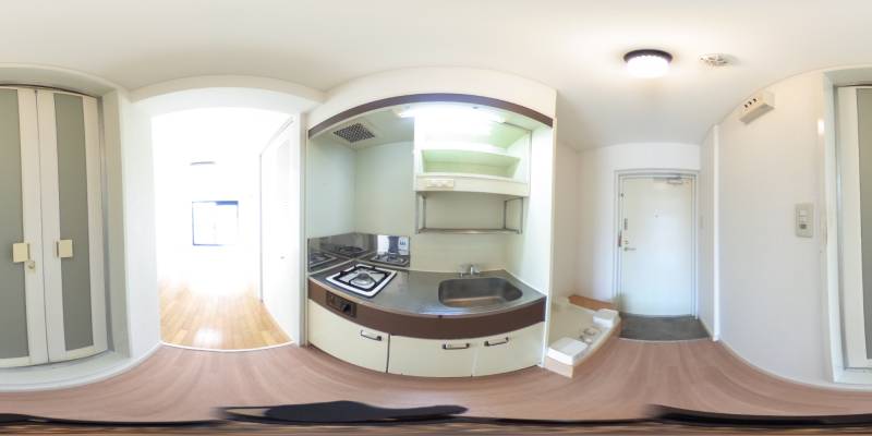 パノラマ画像キッチン