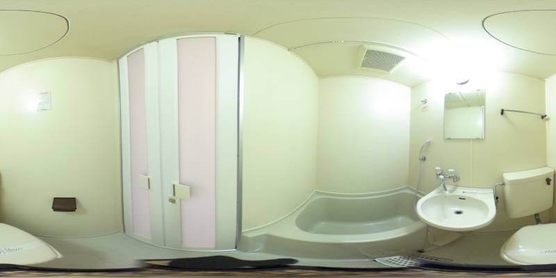 パノラマ画像バスルーム