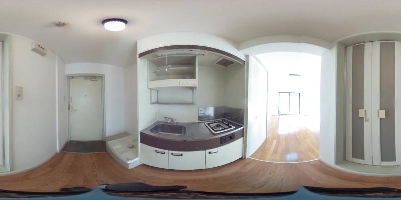 パノラマ画像キッチン