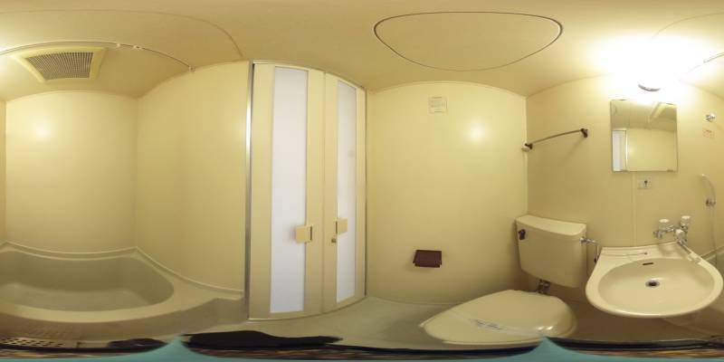 パノラマ画像バスルーム