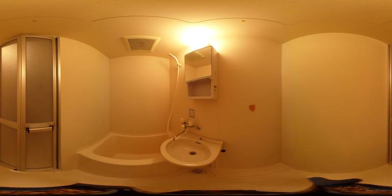 パノラマ画像バスルーム