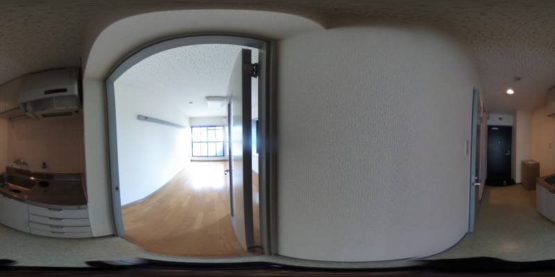 パノラマ画像キッチン