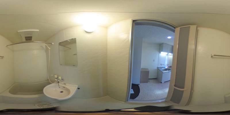 パノラマ画像洗面所