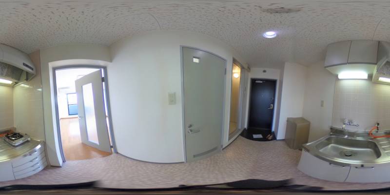 パノラマ画像キッチン