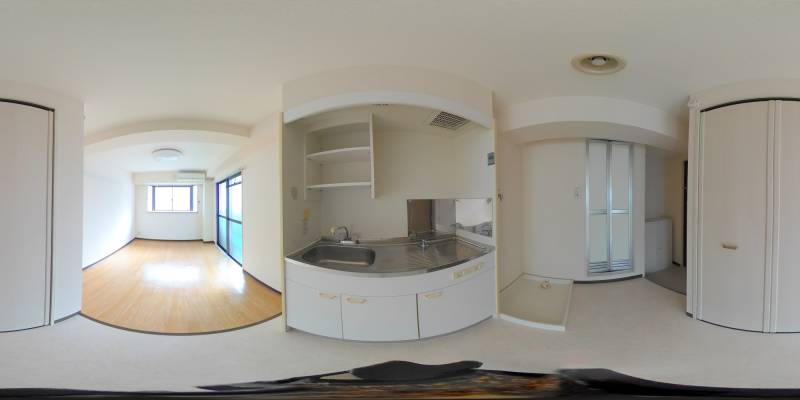 パノラマ画像キッチン