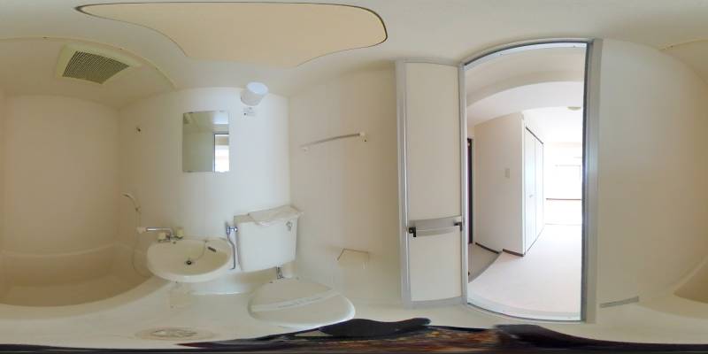 パノラマ画像バスルーム