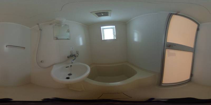 パノラマ画像バスルーム