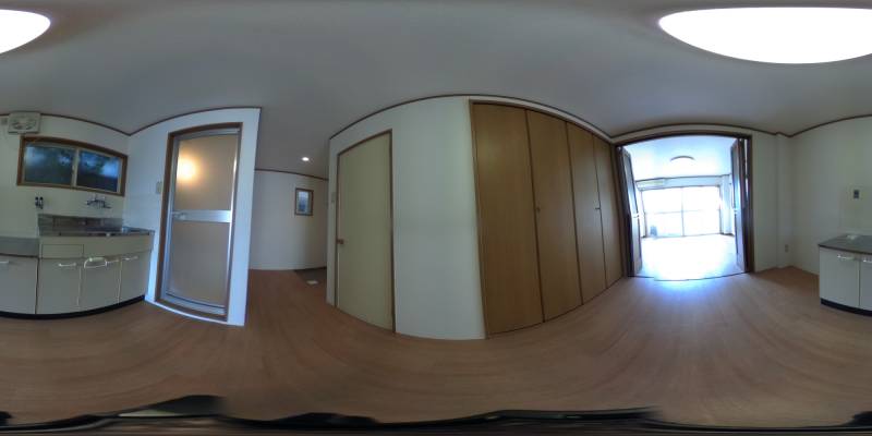 パノラマ画像キッチン