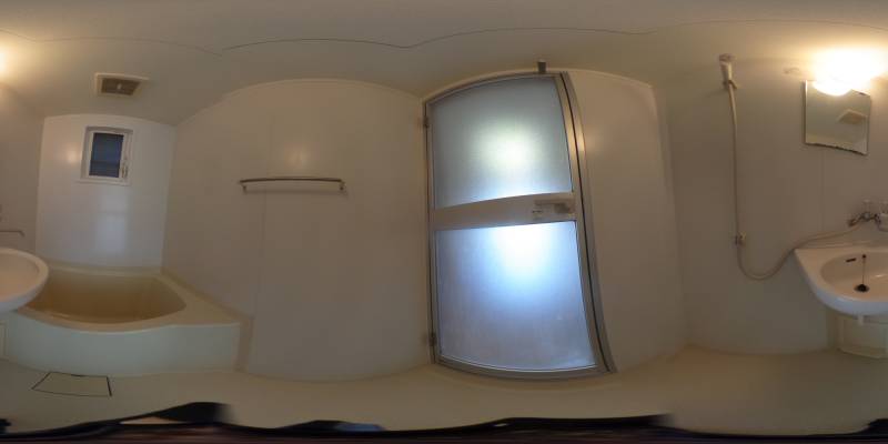 パノラマ画像バスルーム