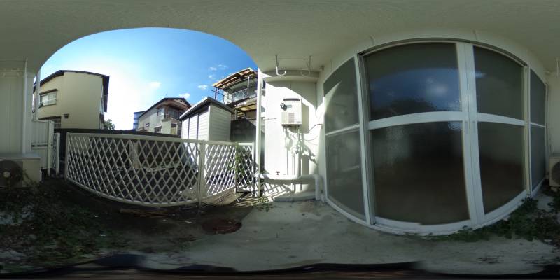 パノラマ画像バルコニー