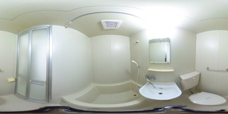 パノラマ画像バスルーム