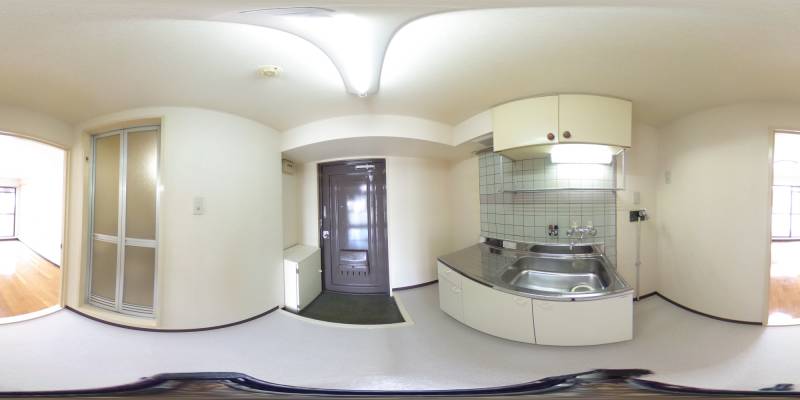 パノラマ画像キッチン