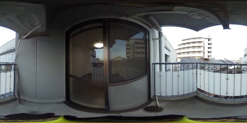 パノラマ画像バルコニー