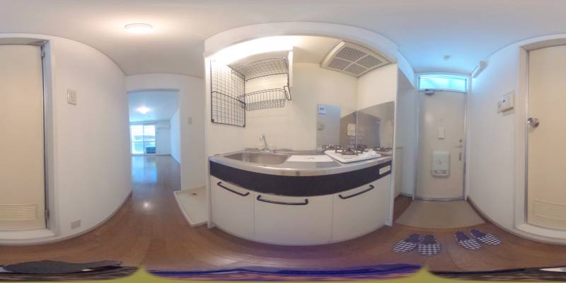 パノラマ画像キッチン