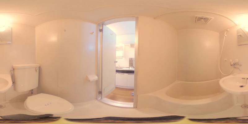パノラマ画像バスルーム