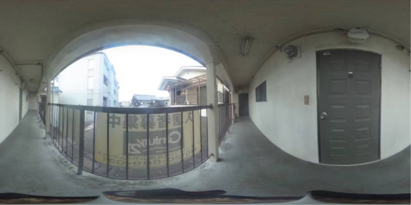 パノラマ画像玄関