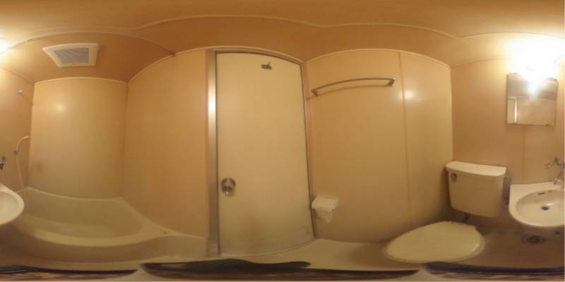 パノラマ画像バスルーム