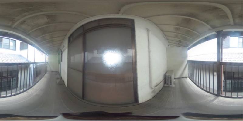 パノラマ画像バルコニー