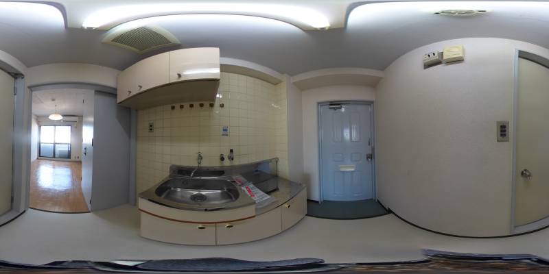 パノラマ画像キッチン