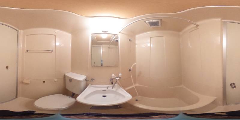 パノラマ画像バスルーム