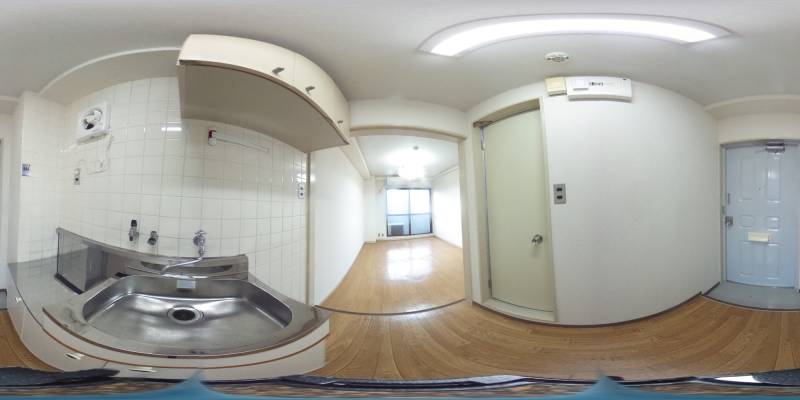 パノラマ画像キッチン