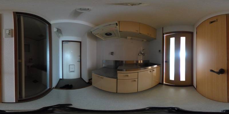 パノラマ画像キッチン